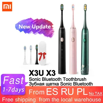 

Xiaomi Mijia Sonic Bluetooth Toothbrush X3 X3S Upgraded Electric Sonic Smart Bluetooth Waterproof Wireless Charge Mi Home APP