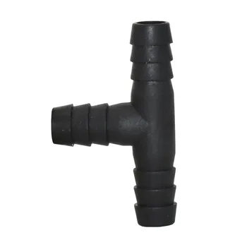 

7 pcs Tee Tube Length 55mm 12/8mm Diameter Poultry Livestock Drinking Water Installation Garden Water Connectors Watering Hose