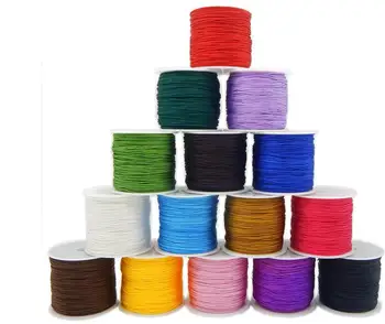 

Bracelet Necklace Cord, 0.8mm size, Round, with 52X45mm spool, around 55 Meter/PC, 5 pcs/Lot,Sold By Lot