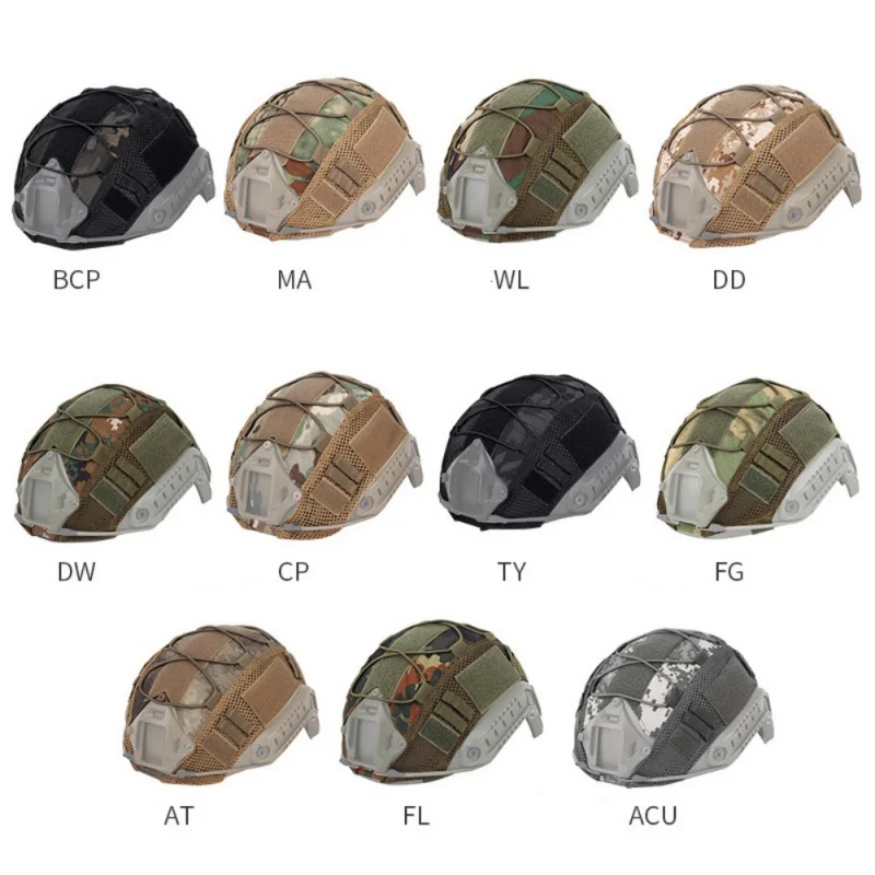 

NEW Airsoft Hunting (Tactical Military Combat) Helmet Cover CS Wargame Sport Helmet Cover For Ops-Core PJ/BJ/MH Type Fast Helmet