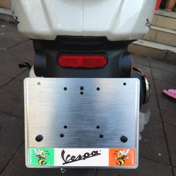 

License Plate Holder for Piaggio VESPA Scooter GTS GTV LX Primavera Sprint PX 50th Anniversary