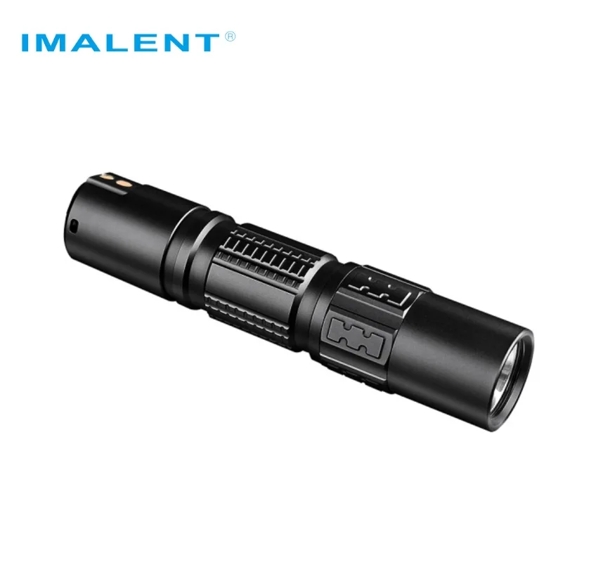 IMALENT DM21C перезаряжаемый фонарик Cree XHP35 HI OLED дисплей 2000LM Мини Тактический с Magetic USB +