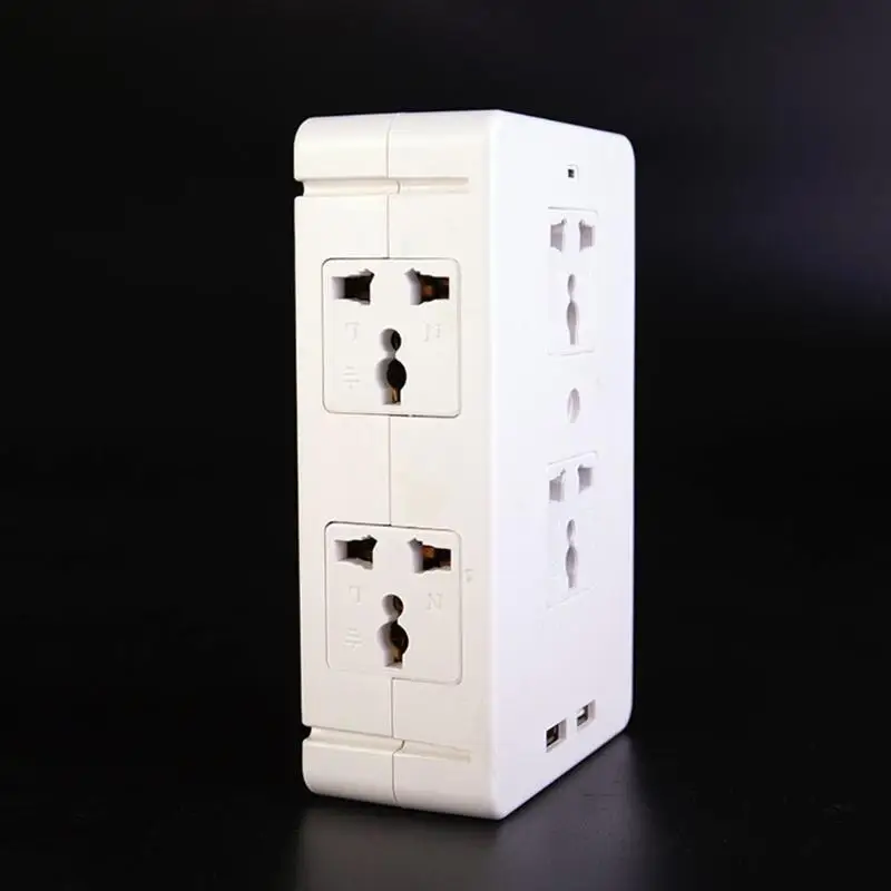 

Plastic Power Outlet Shelf Switch Socket Accept Frame Wall Sucker Mobile Holder for Storage of Goods and Lifting Cables