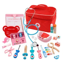 Новинка! Дети доктор игрушки ролевые игры игровой Набор доктора стоматологической медицины коробка ролевые игра в доктора игрушки для детей девочек D123