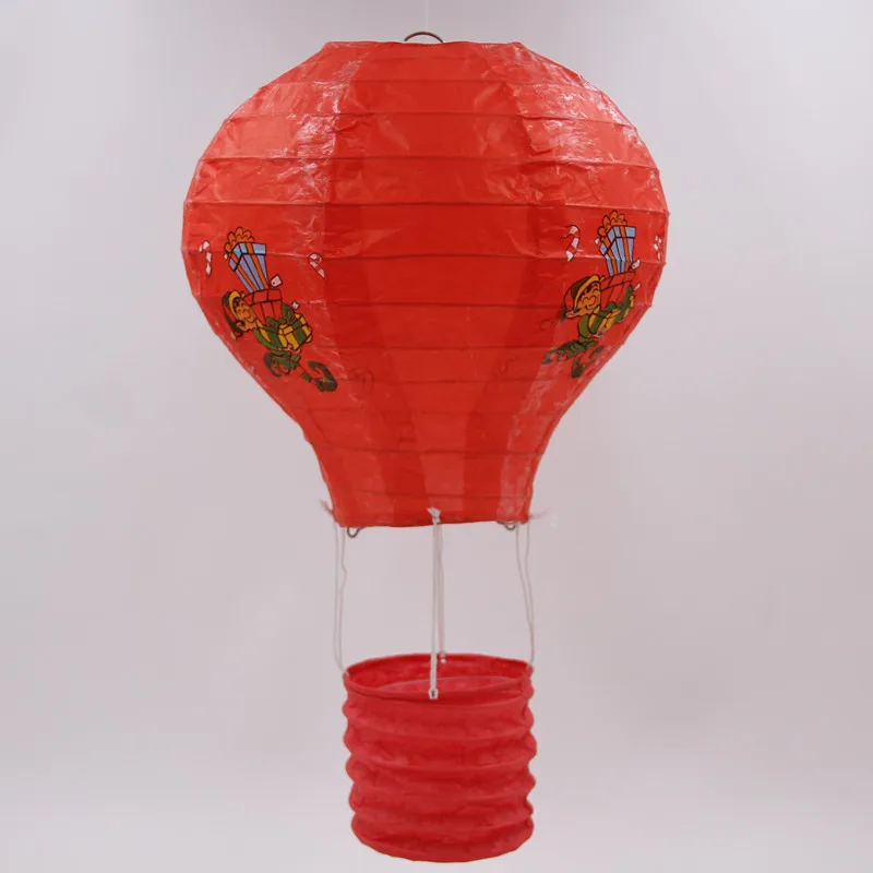 1" 30 см Радужный воздушный шар бумажный фонарь СВАДЕБНЫЙ День Святого Валентина Декор Детская спальня Висячие товары для дня рождения - Color: red gift