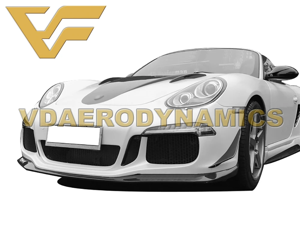 Подходит для 09-12 987 Porsche Cayman Boxster VAD-991-GT3 полный комплект кузова передний бампер задний бампер боковые юбки