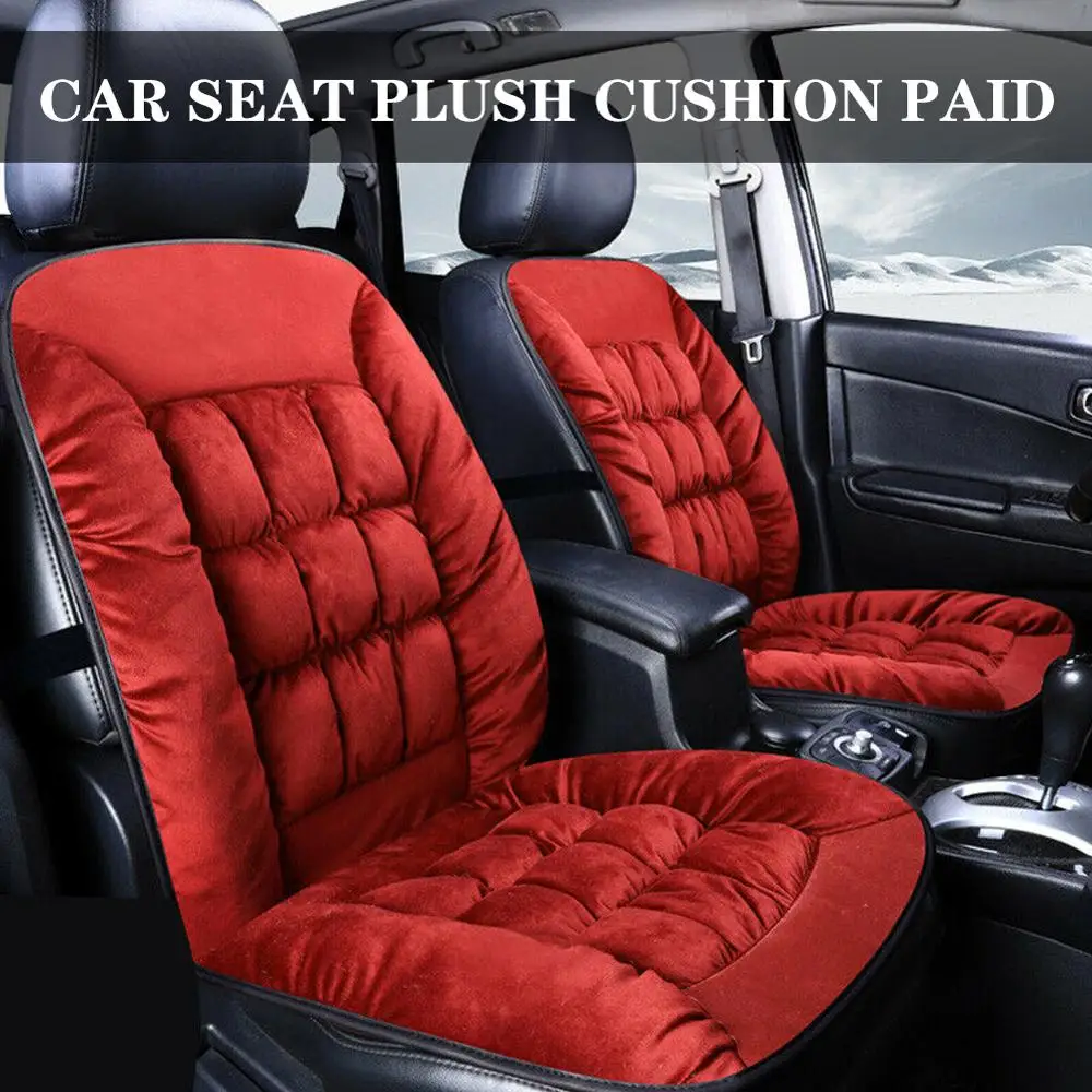 

Universal Warm Car Seat Covers Winter Front Cushion Soft Cover For The Car 110*50cm Oto Aksesuar