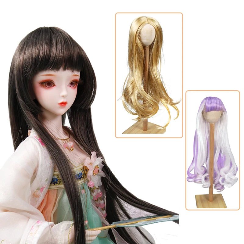 

1/3 BJD Wig Hair DF Doll Bjd Wig Fashion Style Doll Long Wave High Temperature Fiber hair for AS doll
