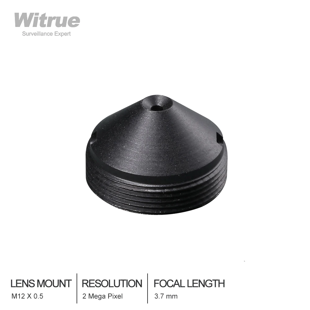 HD cctv Объектив Pinhole 3 7 мм M12 * 0 5 Mount 1/3 &quotF2.0 83 градуса для камер видеонаблюдения