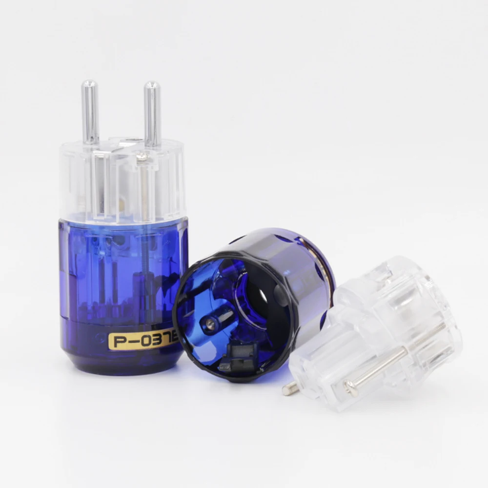 Платиновое покрытие P-037E и P037E ЕС разъем питания+ C-037 c037 IEC разъем DIY Кабель Schuko шнур питания