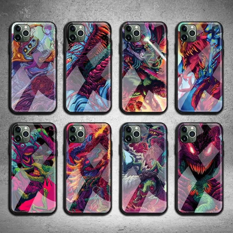 Чехол для телефона Hyper Beast Cs go из закаленного стекла iPhone 11 Pro XR XS MAX 8X7 6S 6 Plus SE 2020 |