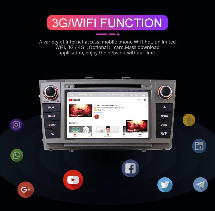 Cheap Besina Android 9.0 Car DVD Player For Toyota Avensis/T27 2008-2013 Multimedia GPS Navigation WIFI 2 Din Car Radio 4G+64G Stereo 5 Cheap Besina Android 9.0 Car DVD Player For Toyota Avensis/T27 2008-2013 Multimedia GPS Navigation WIFI 2 Din Car Radio 4G+64G Stereo 5