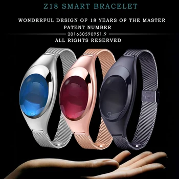 

Bluetooth Smart Bracelet Sport Heart Rate Tracker Blood Pressure