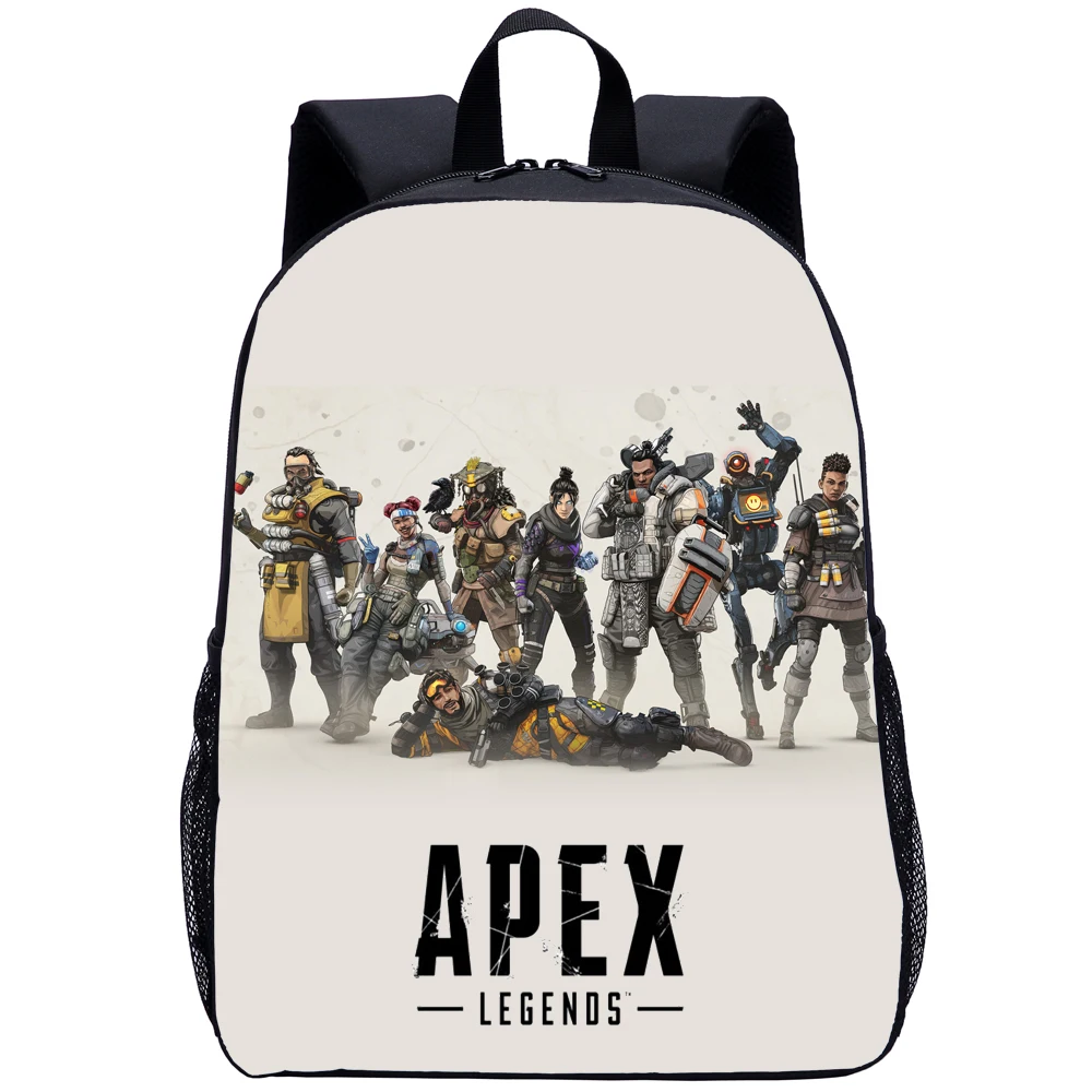 15 дюймовые детские сумки для мальчиков с игрой APEX детский студенческий рюкзак