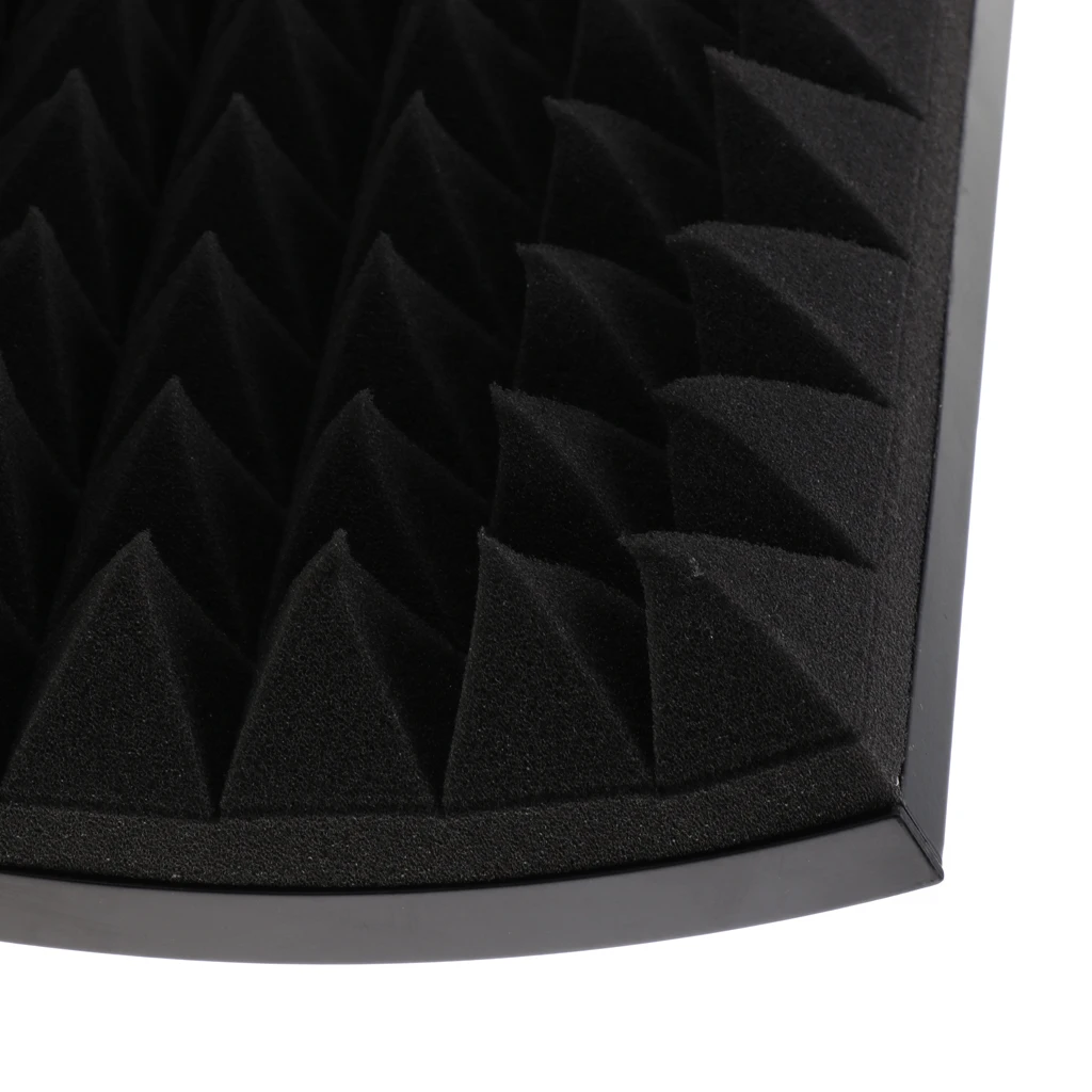 

Foldable Adjustable Studio Microphone Isolator Panel, Acoustic Insulation Microphone Shield