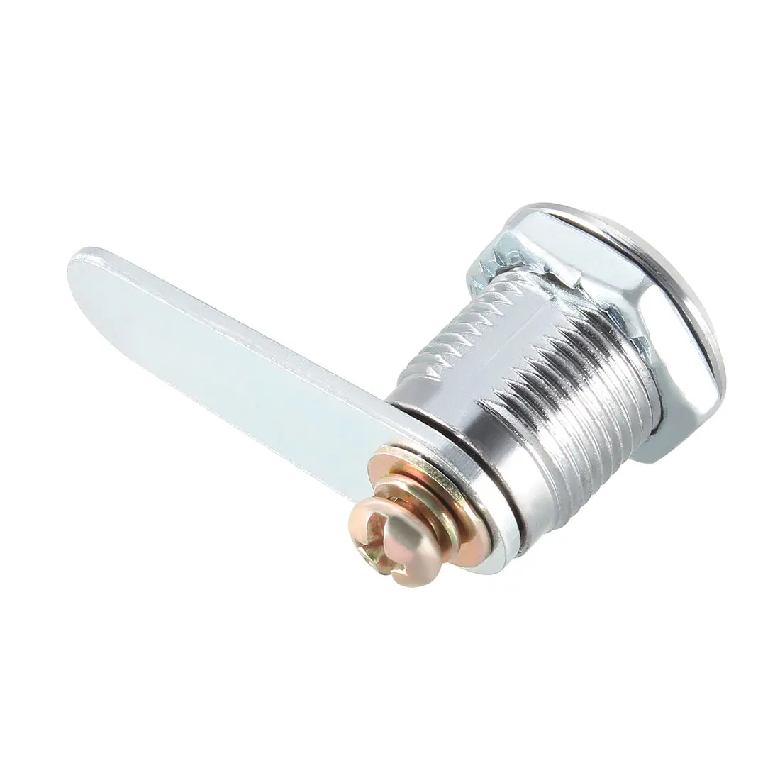 uxcell Cam Locks 20mm Cylinder Length Fits Max 1/2-inch Thick Panel Keyed Alike 4Pcs