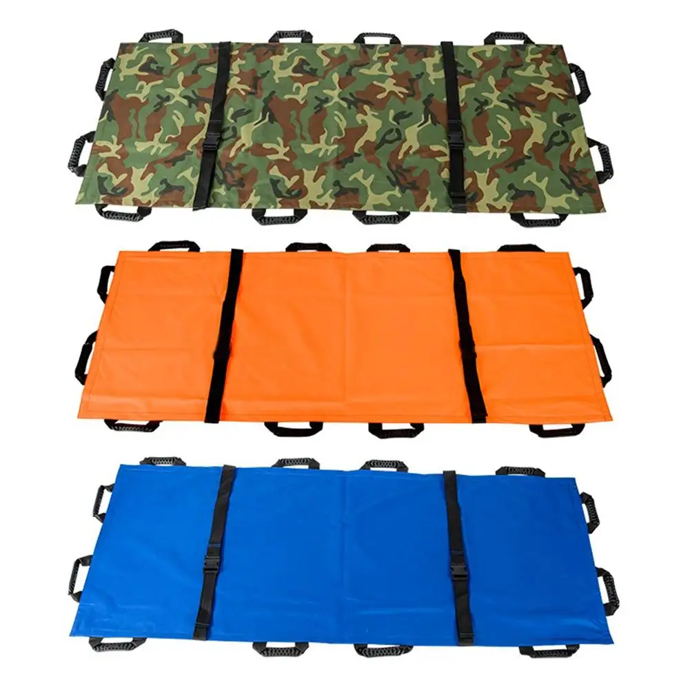 12 Handles Soft Emergency Folding Stretcher Bed Thick Canvas Home