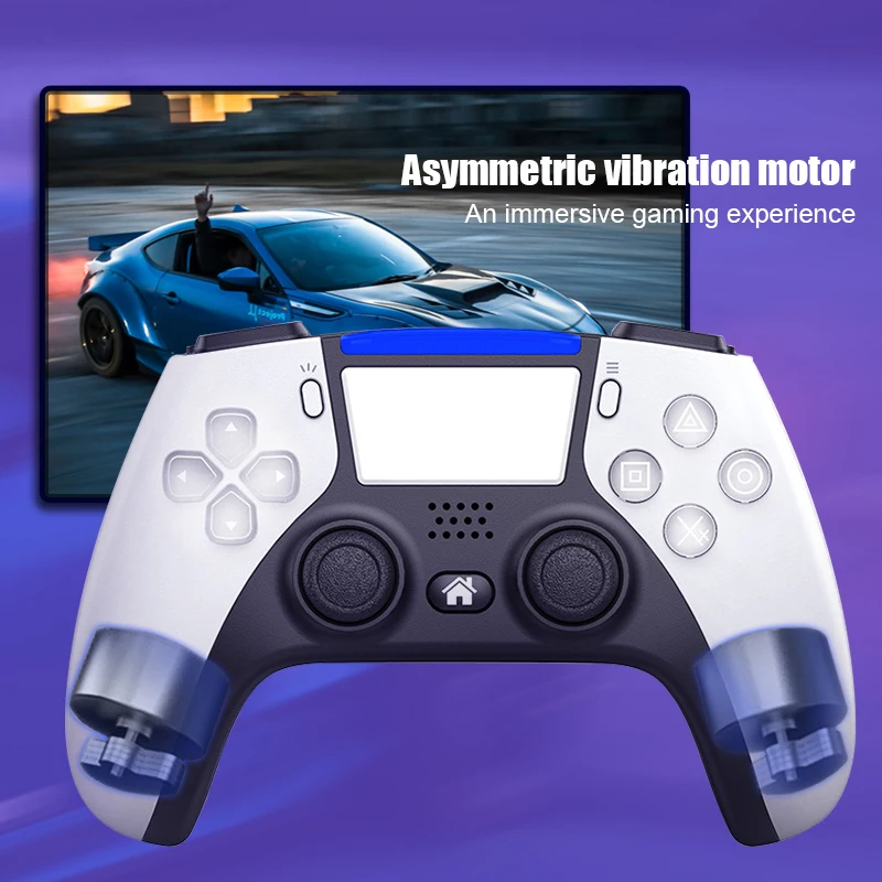 

Suitable For PS4/PC/Android Mobile Game Controller Wireless Bluetooth Controller Joystick Gamepad Built-in Stereo Speaker