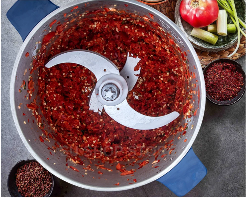 12L Commercial Meat Grinder 1200W High-power Minced Meat Blender Home Electric Stainless Steel Pepper Garlic Crusher Device