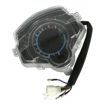 

LCD Digital Speedometer Tachometer Odometer for Motorcycle Sctoor Carts ATV, with Signal Indicator, 7 Colors Backlight