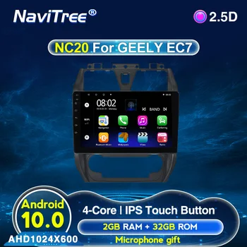 

10inch 2G RAM 32G ROM Android10 Car GPS Player For Geely Emgrand EC7 2012 2013 Multimedia navigation With Bluetooth IPS FM Radio
