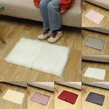 Мягкий искусственный мех шерсть для гостиной диван ковер плюшевые ковры покрывало для спальни матрас Рождество двери окна круглые ковры Ковры