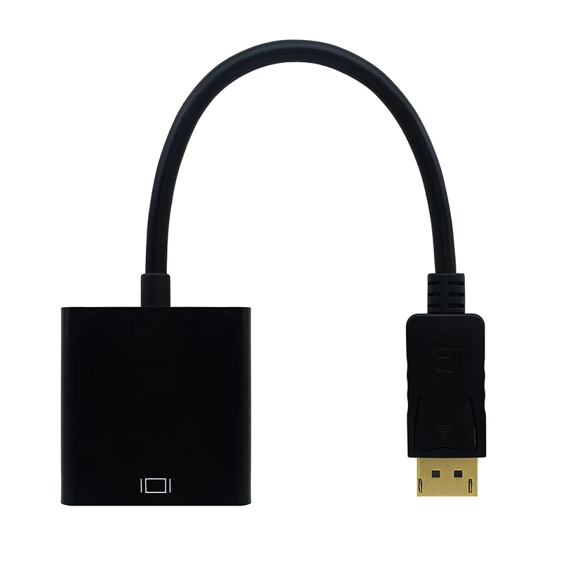Переходник DP в VGA преобразователь DisplayPort кабели адаптер штырь гнездо 1080P для