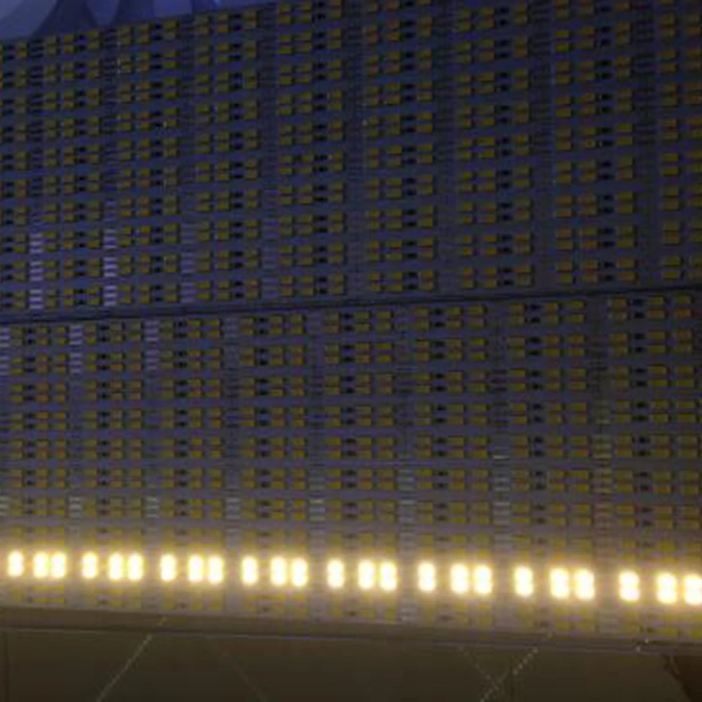 5 шт. 10 led 5730 двухрядный двухцветный белый + теплый жесткая полоса жесткий барный
