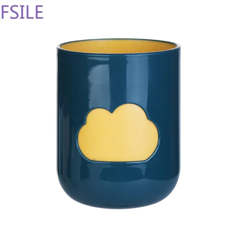 400ml Fsile Creative 4 Color Environmental Protection Cloud Cup Couple Toothbrush Cup Crock Cup Home Water Cup Washing Cup