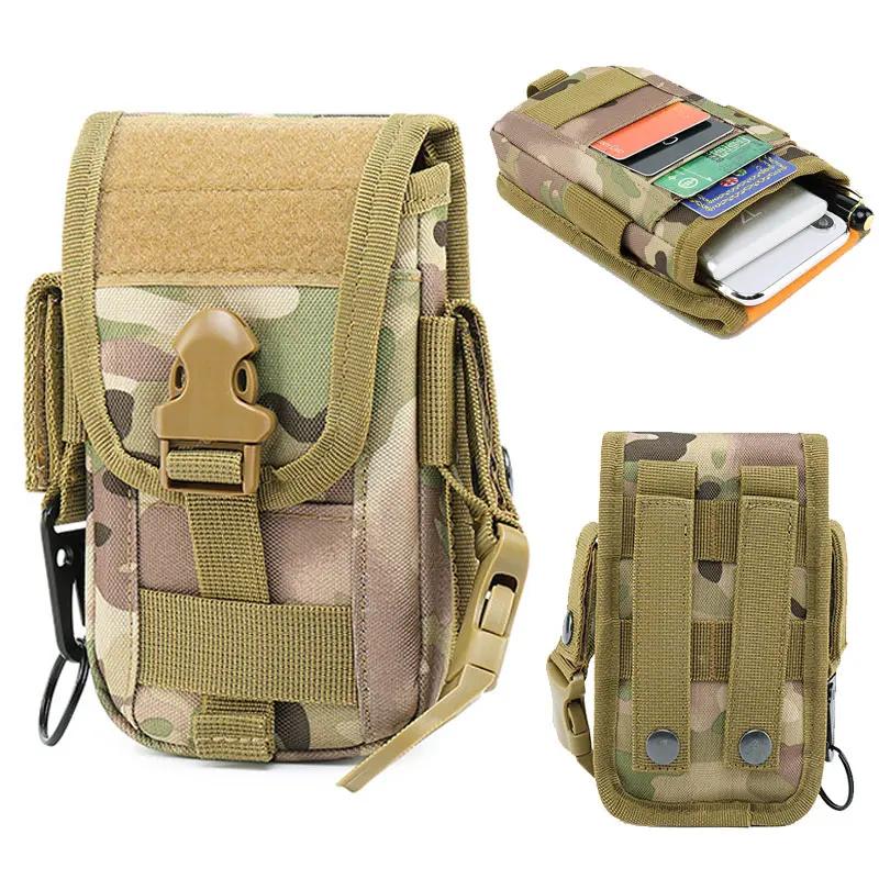 Tactical Molle Pouch Outdoor Waist Pack Travel Camping Hunting EDC Pocket Case 