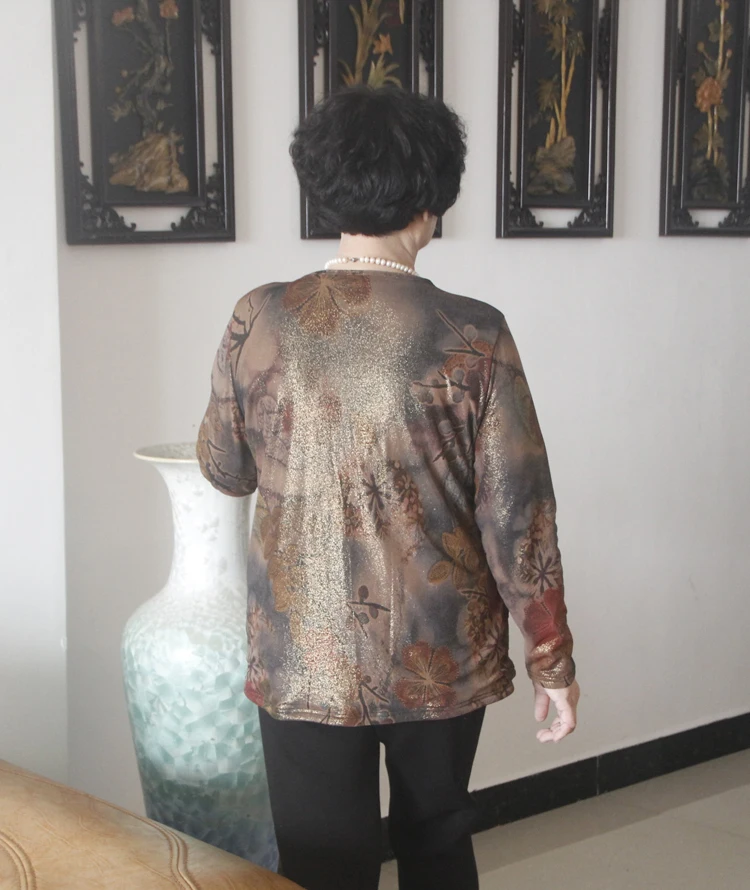Женская одежда размера плюс, 6XL, рубашка, блузка, лето, с принтом, Женские топы и блузки, женская блуза, DJ584