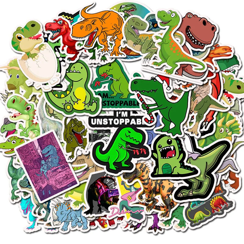 50 pcs Classic Cartoon Animated Character Game Sticker Lot Mobile Phone Window Wall Kids Toys Hydro Flask Skateboard Stickers
