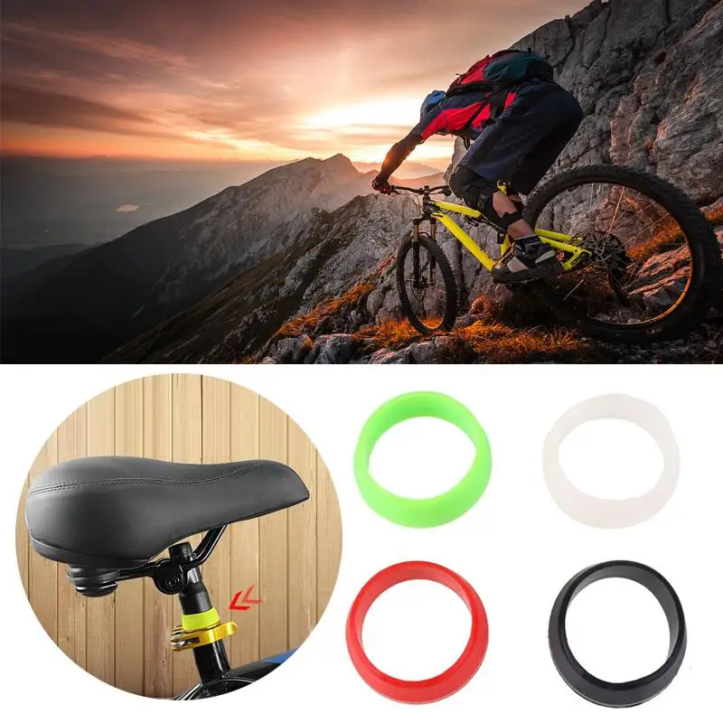 MTB горный велосипед Силиконовое кольцо аксессуар Подседельный штырь Пылезащитный Водонепроницаемый Чехол