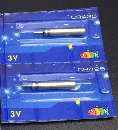 2 rechargeable cr425 Аккумуляторная батарея CR425, набор, плавающие батарейки для рыбалки, подходят к USB для использования, костюмы для различных зарядных устройств, рыболовные снасти B235 - Цвет: 2 rechargeable cr425