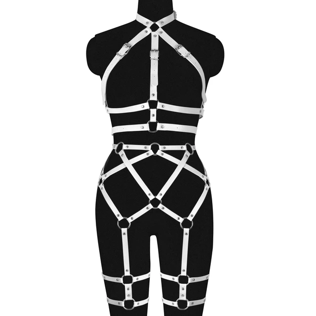 Full Body Harness For Women Pole Dance Rave Underwear Accessories