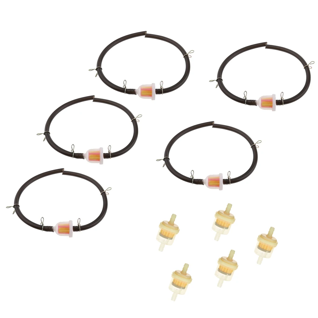 MagiDeal 10X 47 49cc Mini Gas Hose Line Fuel Filter Kit for Dirt Pocket Bike
