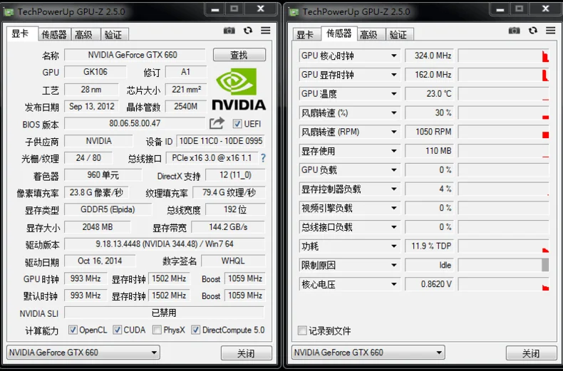 Видеокарты GIGABYTE GV-N660WF2-2GD 192Bit GDDR5 GTX660 N660 Rev.2.0 видеокарта для nVIDIA Geforce GTX660 Hdmi Dvi