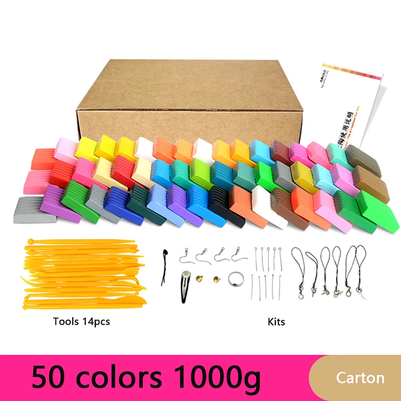 Светильник Кая мягкая глина 50 цветов игрушки сделай сам Детский развивающий