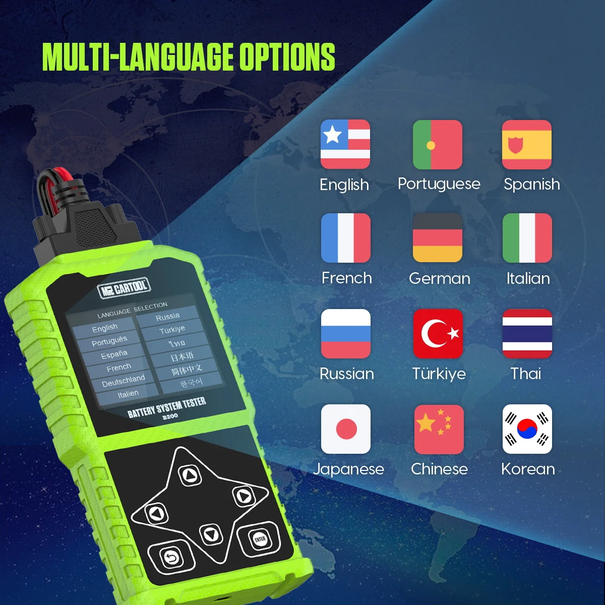 multi-language options