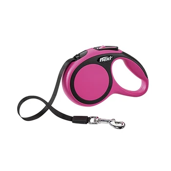 

FLEXI FLEXI COMFORT TAPE - Flexi-belt leash for animals roulette, 5 m in size S, pink
