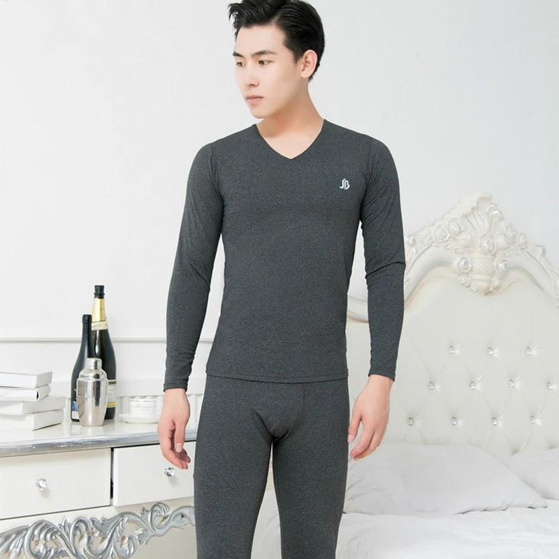 

Winter Thermal Underwear For Men Long Johns Male Thermo Shirt+pants Set Warm Thin Traceless Fleece Pajamas Suits Inner Wear Men