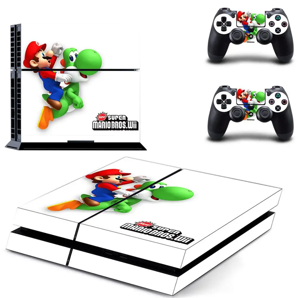 DPTM1510 PS 4 наклейка Mario Play station 4 наклейка s, PS4 виниловая наклейка Pegatinas Adesivo для консоли playstation 4 и 2 контроллера - Цвет: DPTM1510