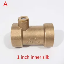 Латунный обратный клапан для водяного скважины насос бак под давлением латунный обратный клапан 1 дюйм 3/4 дюйма залп клапан