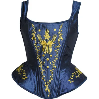 

Sexy Bustier Wedding Dress Corsets And Bustiers Lace Up Embroidered Korset Corsage Hight Waister Hardware Zip Hot Lingerie