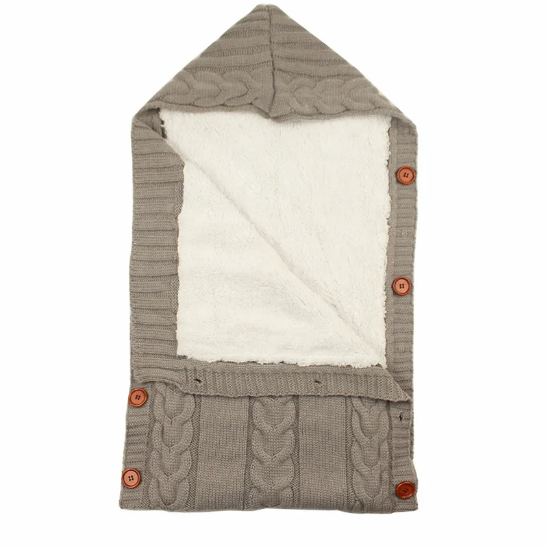 MOTOHOOD Velvet Baby Blankets Newborn stroller Swaddle Winter Fleece Baby Wrap Sleeping Bag For Infant Baby Quilt