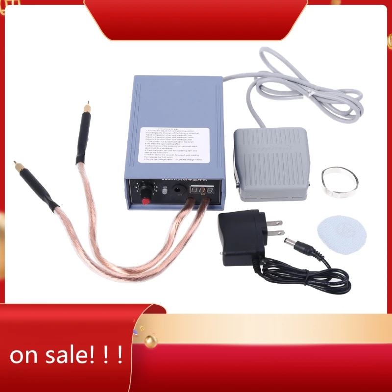 US $75.82 5000W Battery Spot Welder Kit Welding Tools Portable Adjustabl Spot welding Machine 02MM Nickel strip for DIY 18650 Battery US