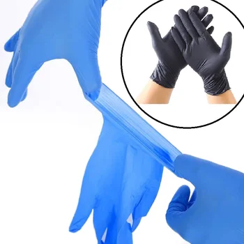 

60/100 / 200PCS Super Minced Meat Nitrile Latex Gloves Cleaning kitchen Gloves Household Cleaning Gloves Size S / M / L / XL