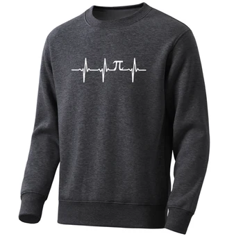 

Heartbeat For Funny Math Men'S Hoodies Sweatshirts Hot Streetwear Raglan Pullover Spring Autumn Fleece To Keep Warm Men Hoodie
