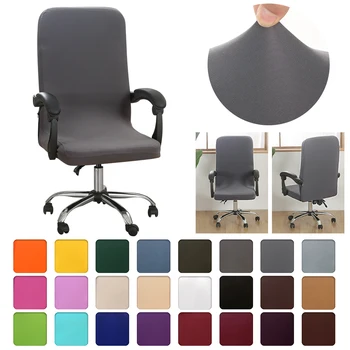 

Elastic Office Lift Computer Chair Cover Modern Anti-dirty Rotating Chair Seat Case Removable Thickened With Armrest Covers