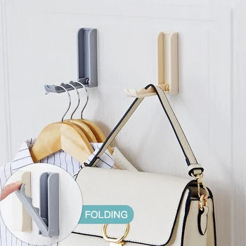 

Creative Foldable Hook Up Hanger Keys Hanging Bathroom Towel door Hooks to hang Multipurpose Waterproof Strong Stick Hook